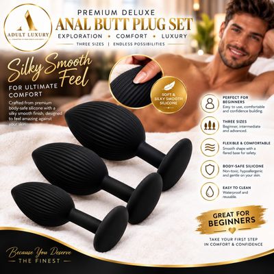Triple Pleasure Anal Set – Premium Silicone Anal Toys