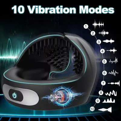 Combo-Pro Multifunction Cock Ball Vibrator Ring