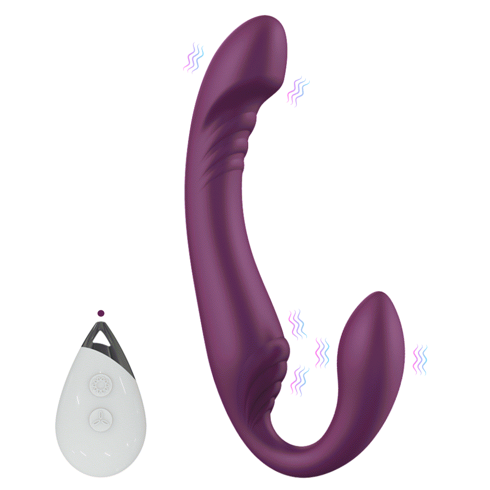 Love Bliss Hunny 360°Rotating Vibrating Strapless Strapon Remote Control Vibrator