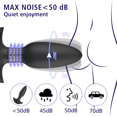 MadMax 360 Rotation Multifunction Remote Controlled Anal Plug