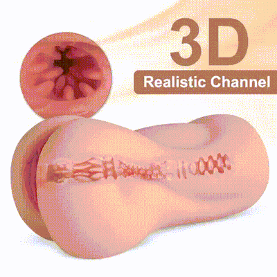 3D Ultimate Experience Realistic Humanlike Vibrating Mastrubator