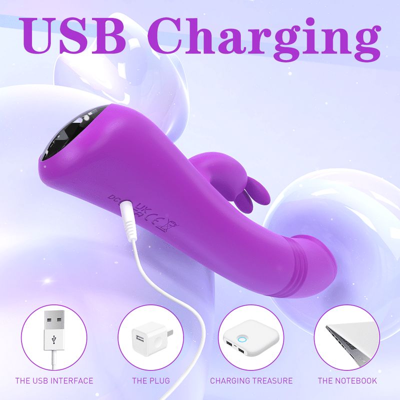POTION PRO Thrusting Vibrating Rabbit Vibrator