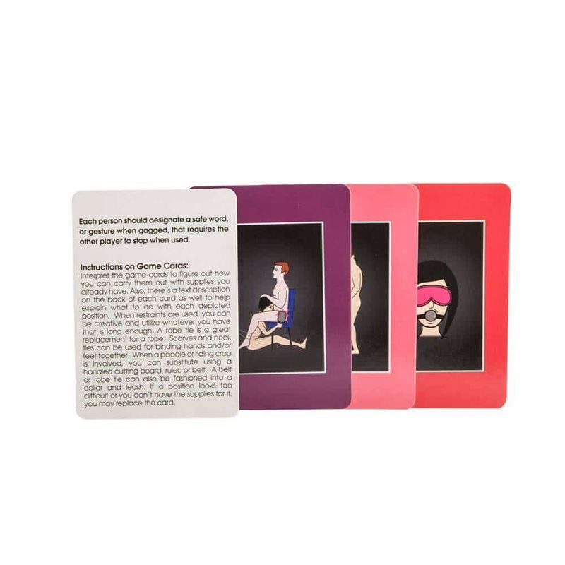 50 Positions of Bondage Card Game From Adult Luxury