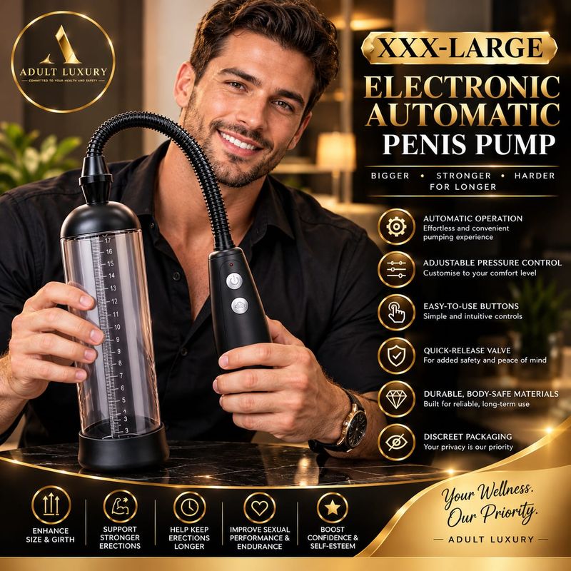XXX-Large Electronic Automatic Penis Pump | Premium Male Enhancement & Erection Support