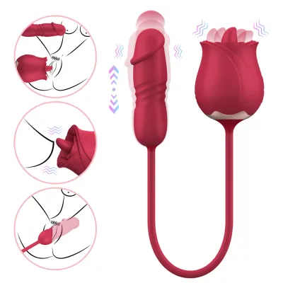 Blissful Bloom ♥️ Licking and Trusting Rose Vibrator