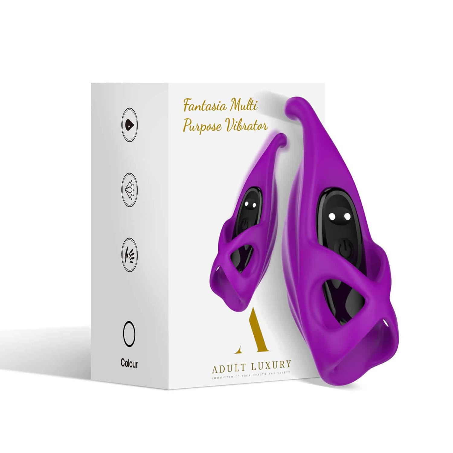 Fantasia Multi-Purpose Finger Vibrator - Purple