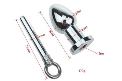 The Pro King Anal Steel Butt Plug Set
