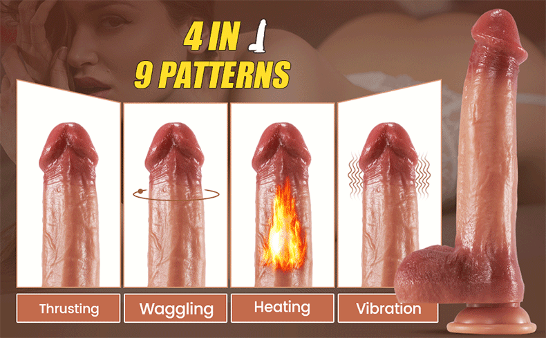The Performer: Humanlike Realistic Thrusting Heating Dildo