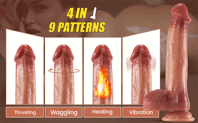The Performer: Humanlike Realistic Thrusting Heating Dildo