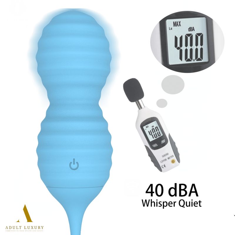 Blue Seductive Kegel Ball & Couples Vibrator