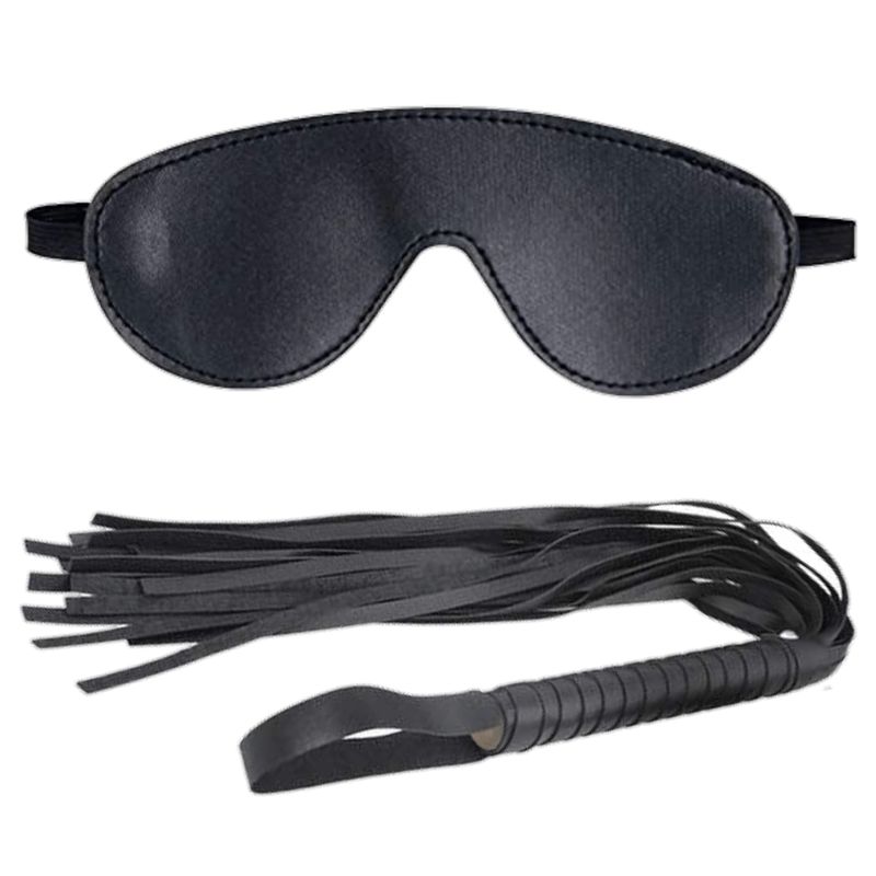 Black Faux Leather Basic Bondage Kit