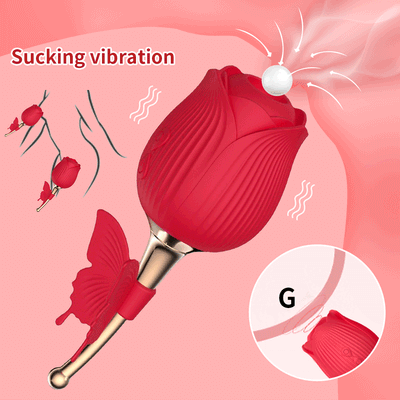 Charmed ™ 4 in 1 Rose Air Pulse Vibrator