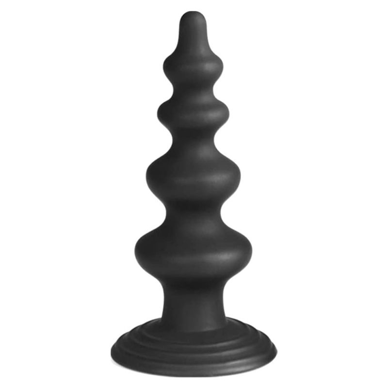 Premium Silicone Suction Cup Anal Butt Plug Tower