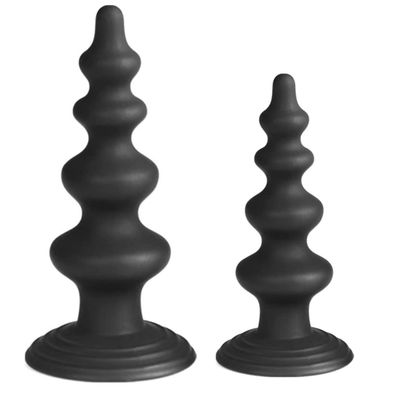 Premium Silicone Suction Cup Anal Butt Plug Tower