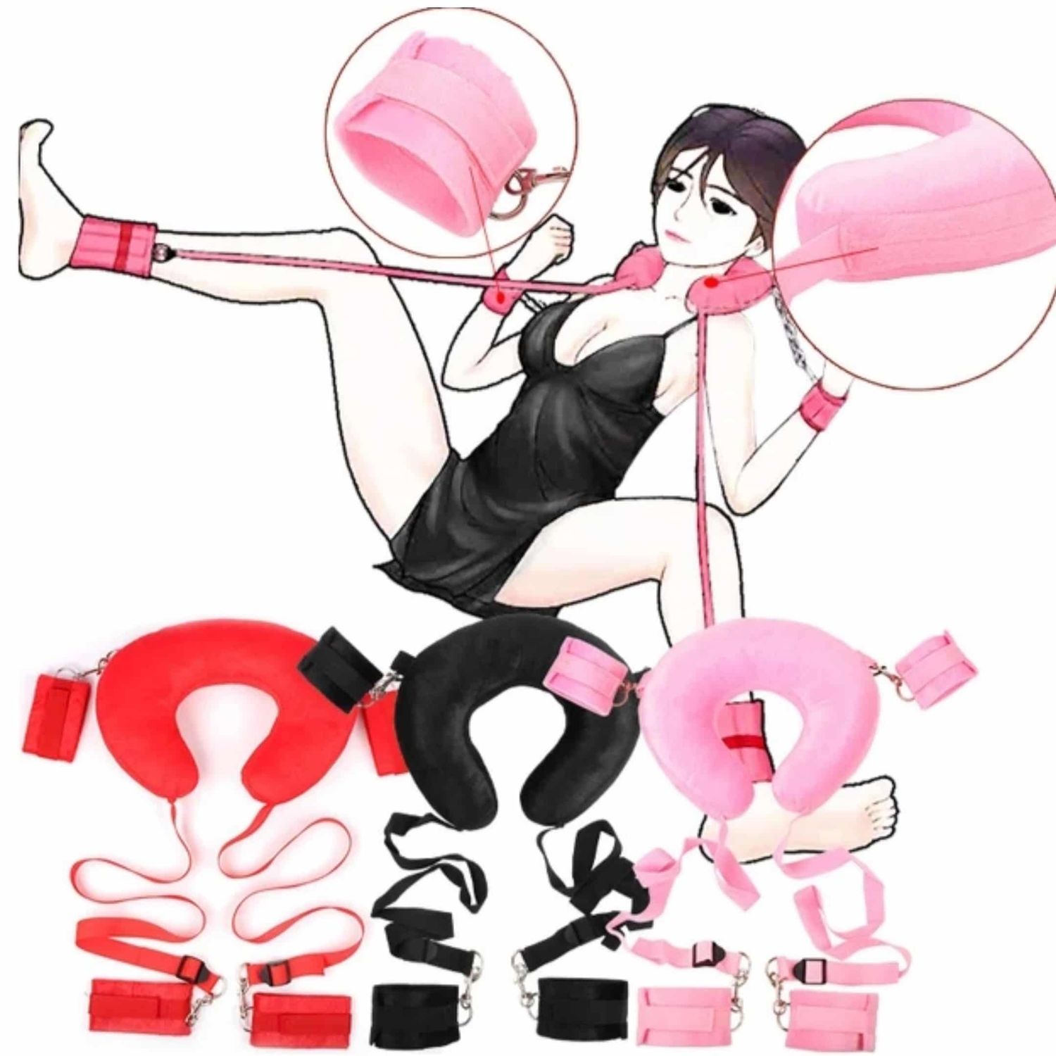 Bondage Kit Plush Neck Pillow Kit