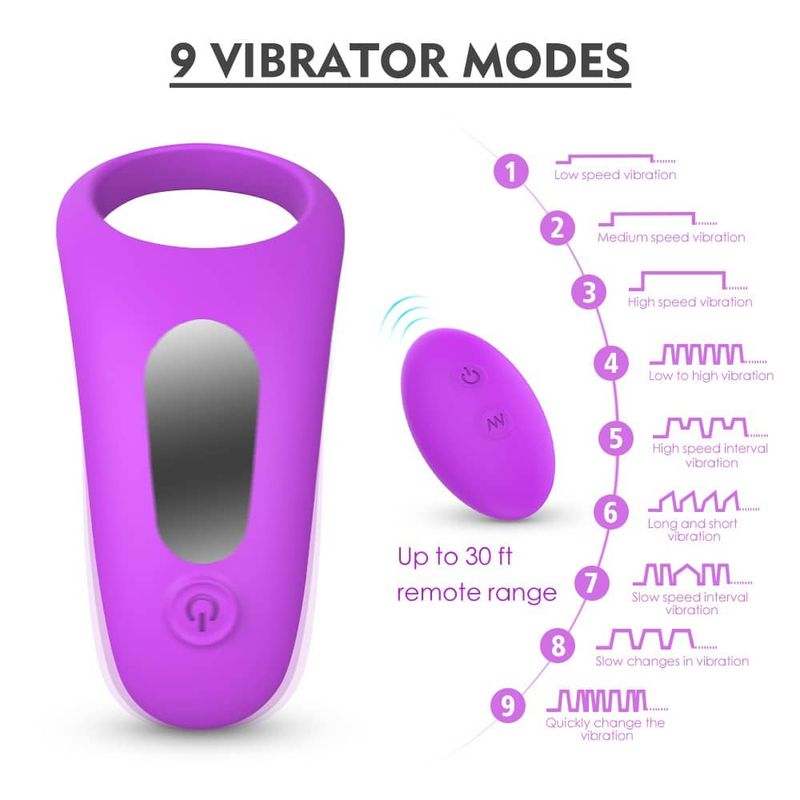 Pleasure Seeker Couples Cock Ring Remote Controlled