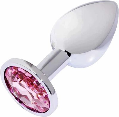 Smooth Steel Anal Butt Plug (Small Size)