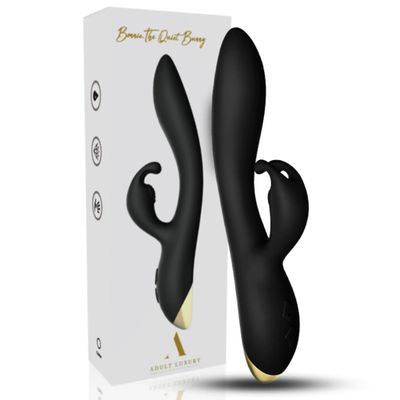 Bonnie® The Quiet Bunny Rabbit Vibrator - Black