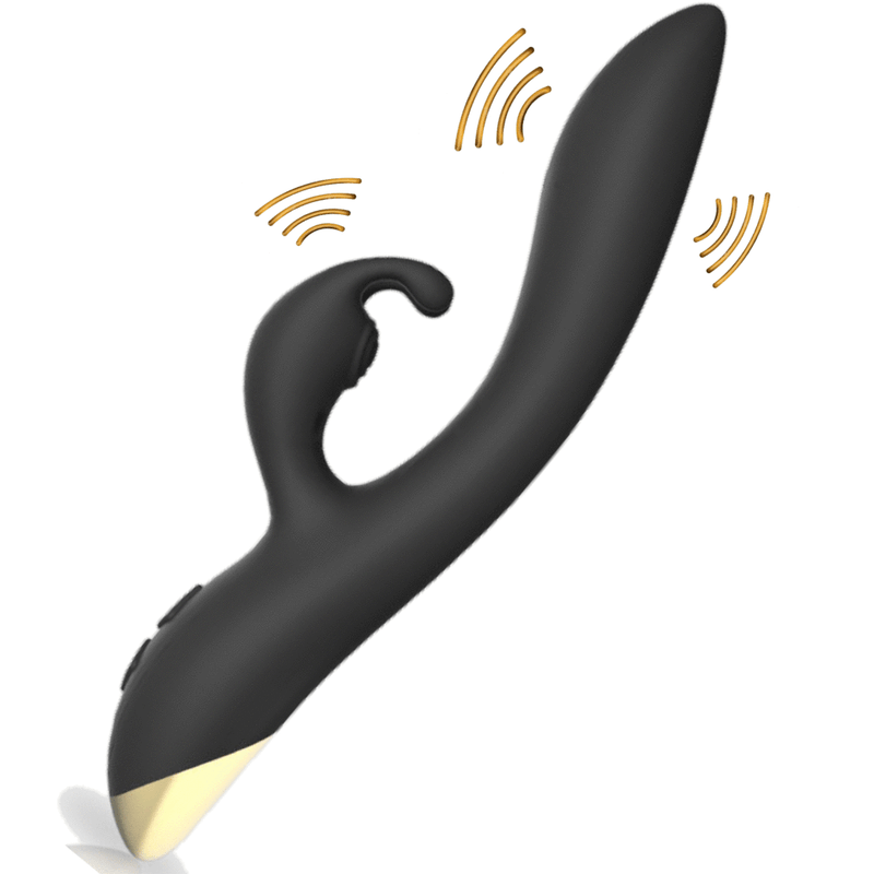 Bonnie® The Quiet Bunny Rabbit Vibrator - Black