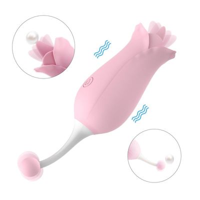 AdoreMe Rose Licking Vibrator - Pink