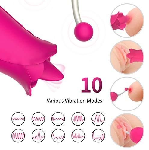 AdoreMe Rose Licking Vibrator