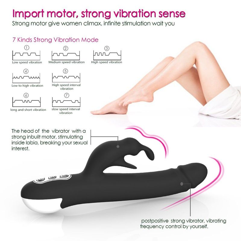 Miraculous 360° Rotating Rabbit Vibrator