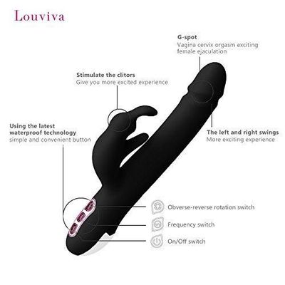 Miraculous 360° Rotating Rabbit Vibrator