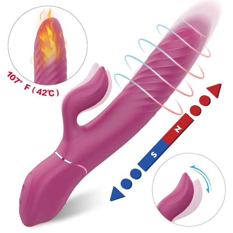 Luxury Thrusting Pro ® Silent Heating Thrusting Vibrator