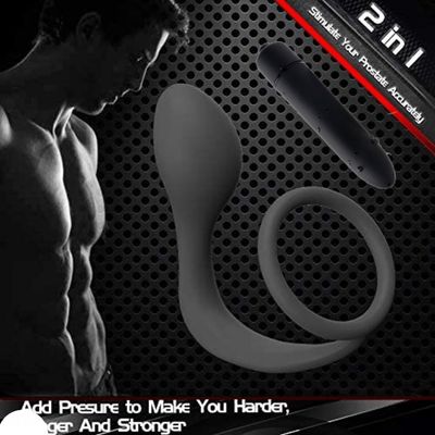 Galaxi Silicone Cock Ring and Butt Plug