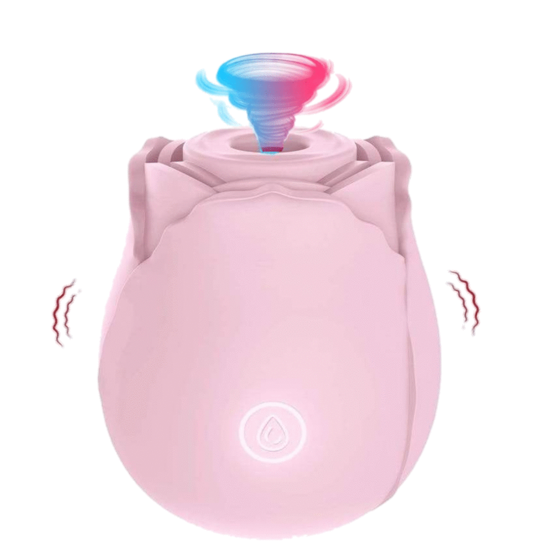 Luxury ♥️ Rose Sucking Vibrator - Baby Pink