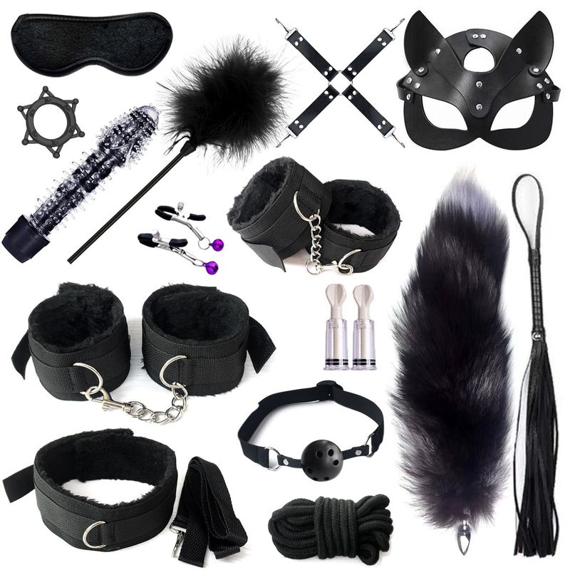 Exotica Couples Fun Bondage & Sex Toy Set ( 20 Piece)