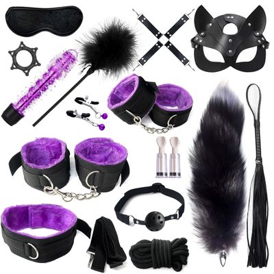 Exotica Purple Couples Fun Bondage & Sex Toy Set