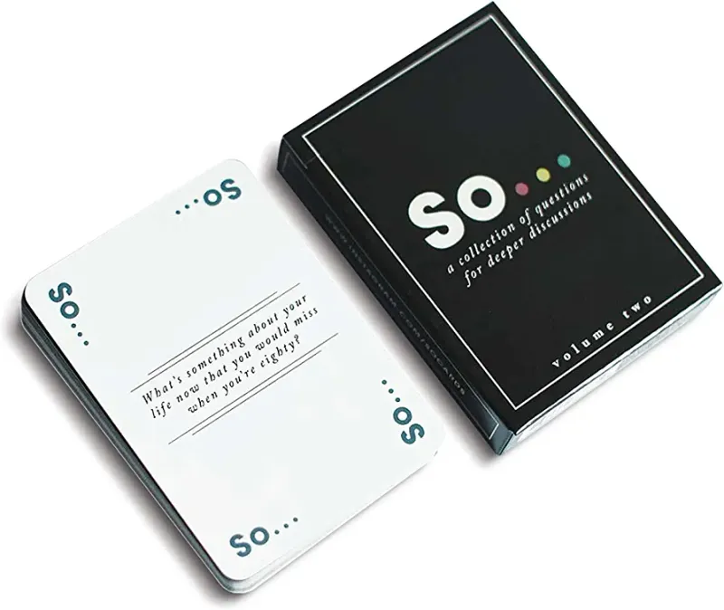So Cards – A Collection Of Questions For Deeper Discussions So Cards – A Collection Of Questions For Deeper Discussions