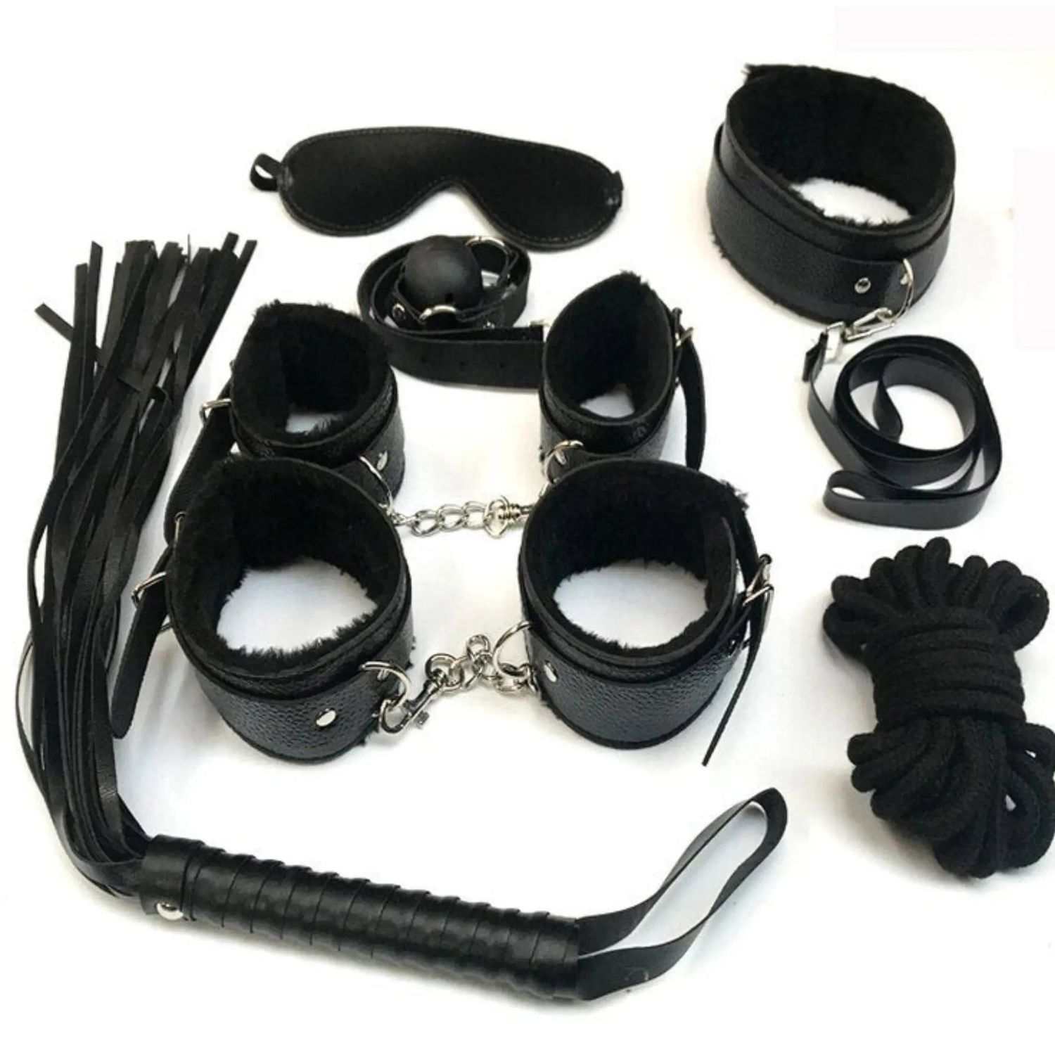 Beginner’s Bondage BDSM Kinky Black Set