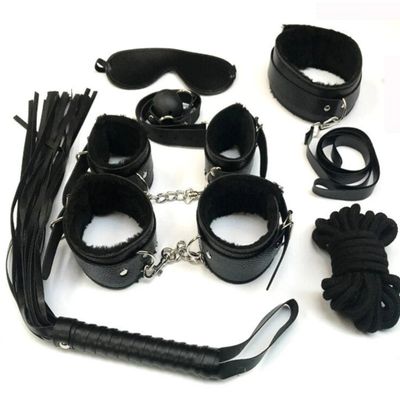 Beginner’s Bondage BDSM Kinky Black Set
