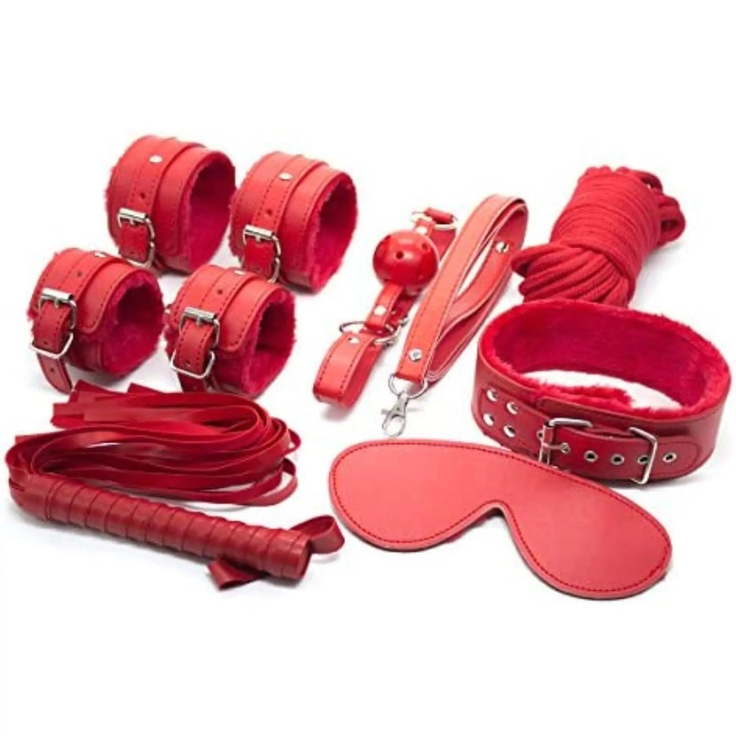 Beginner’s Bondage BDSM Red Set