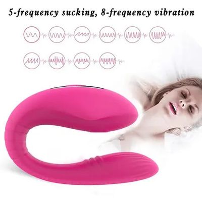 Diversion Couples Sucking Vibrator With Remote Control