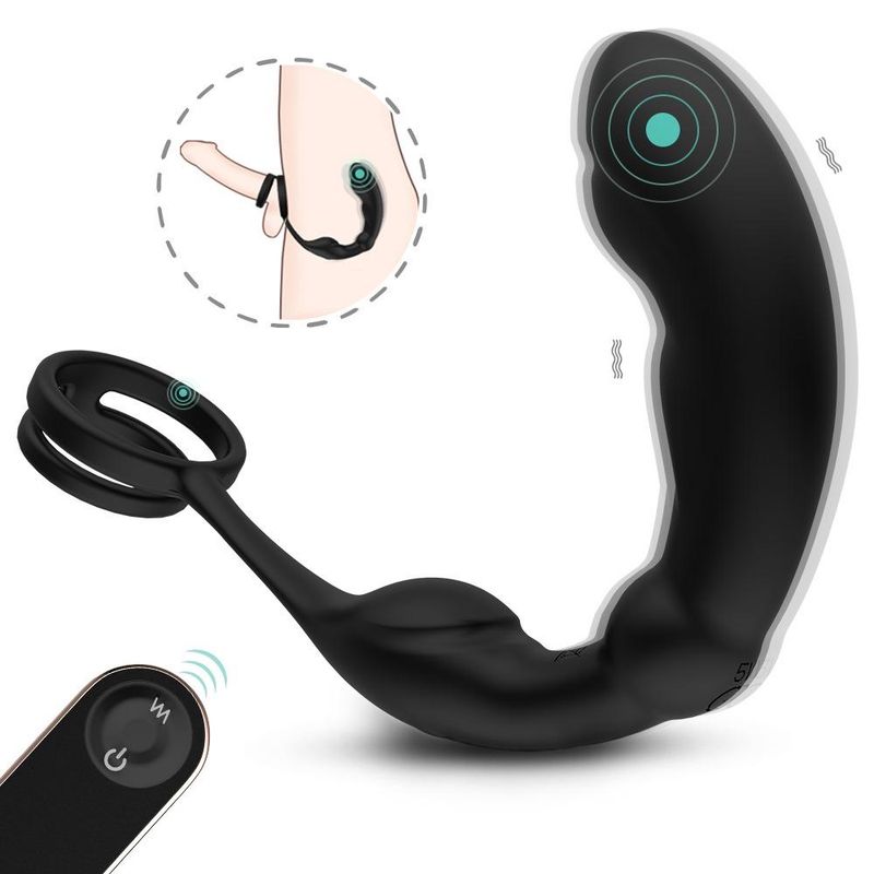 Allure Cock Ring And Prostate Massager Allure Cock Ring And Prostate Massager