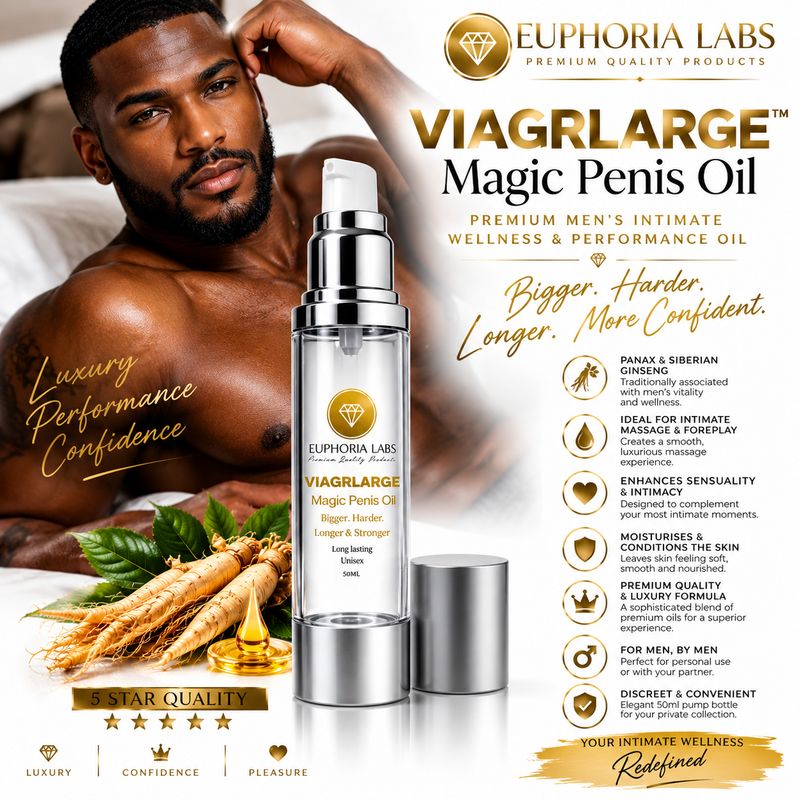 VIAGRLARGE Magic Penis Oil | Ginseng Penis Oil | Adult Luxury