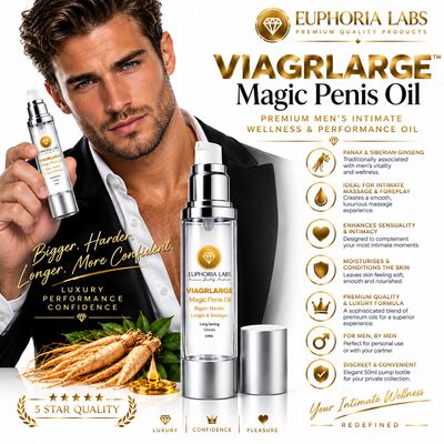 VIAGRLARGE Magic Penis Oil | Ginseng Penis Oil | Adult Luxury