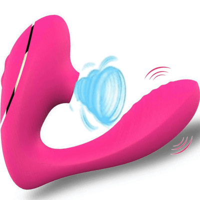 Pleasure Air-O-gasm Sucking G-spot Clitoris Vibrator