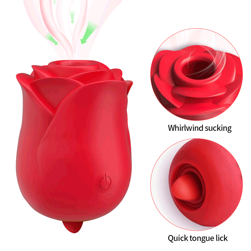 3 in 1 La-Rosa Sucking Licking Vibrator