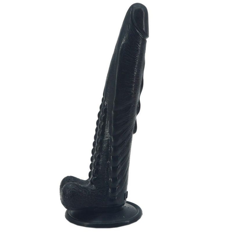 FAAK SILICONE DILDO - BLACK MAMBA