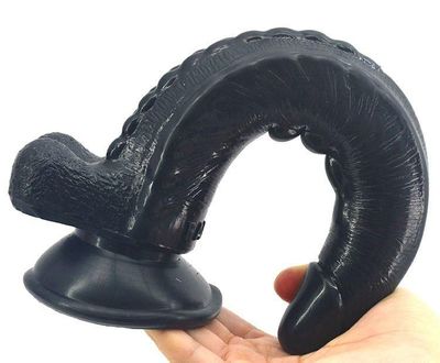 FAAK SILICONE DILDO - BLACK MAMBA
