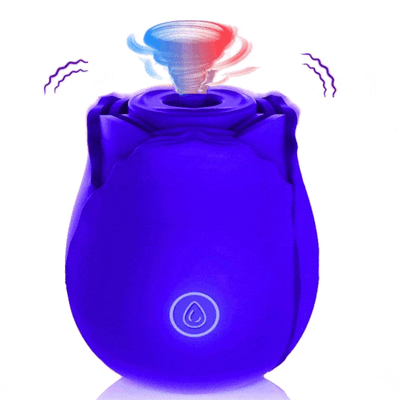 Luxury ♥️ Rose Sucking Vibrator - Blue
