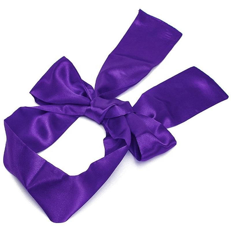 Adult Luxury Purple Silk Blindfold