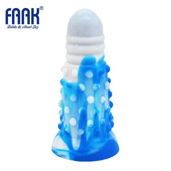 FAAK Premium Monster Dildo - Blue Ocean