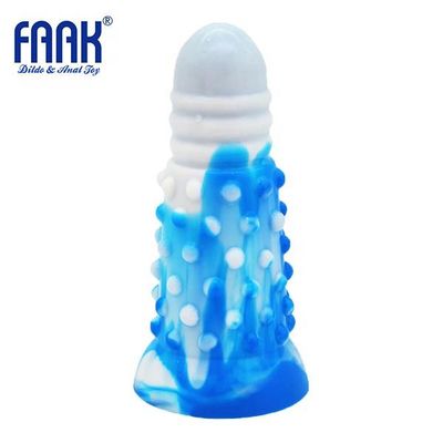 FAAK Premium Monster Dildo - Blue Ocean