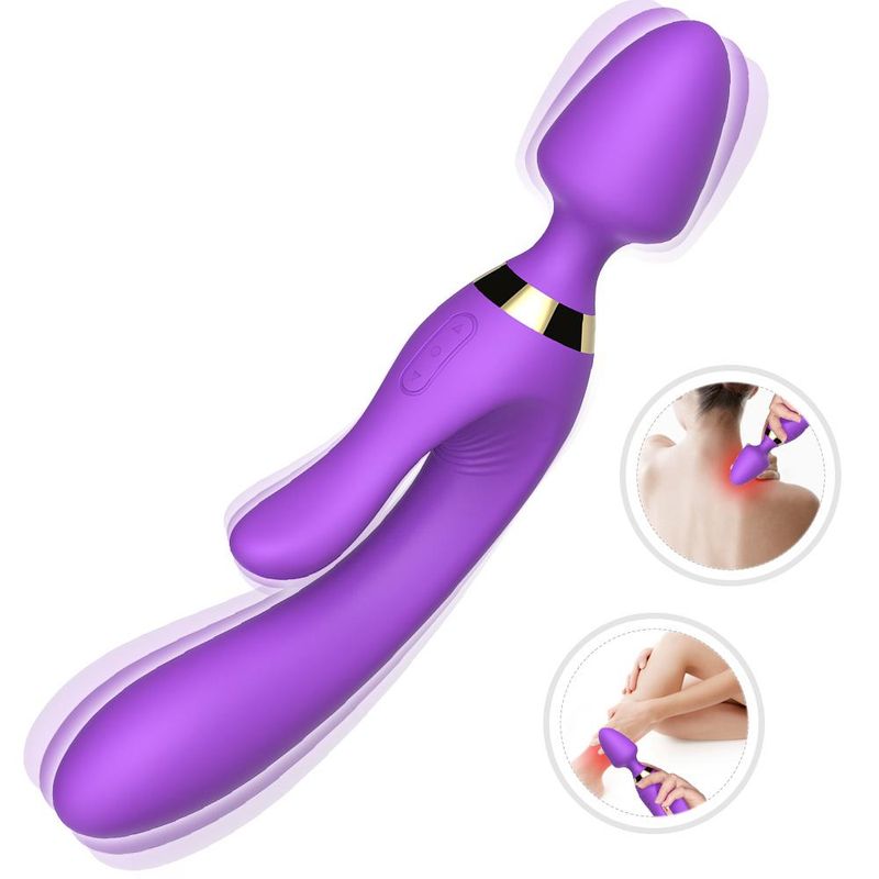 3 in 1 Magic Curve Double Wand Vibrator