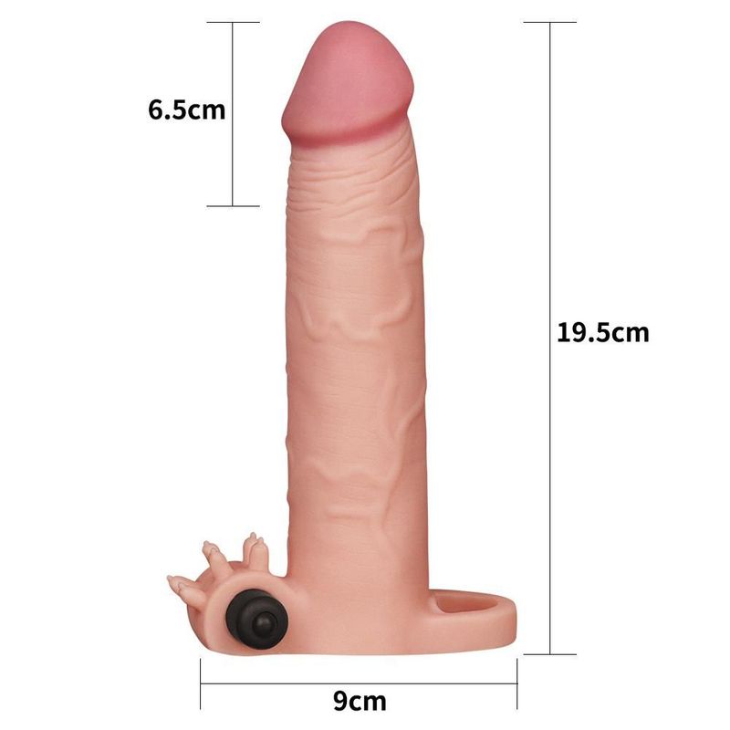 +50% Pleasure X Tender Vibrating Penis Sleeve